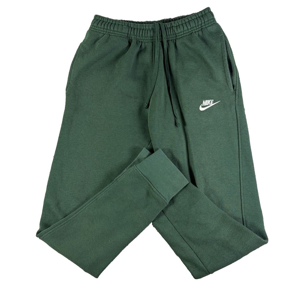 Nike Sportswear Club Fleece Joggers Mens Small George Green Activewear Training